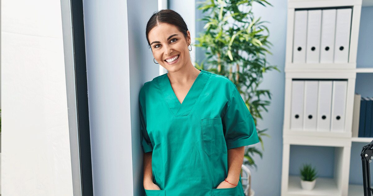 Healthcare professional providing information about STD testing and sexual health